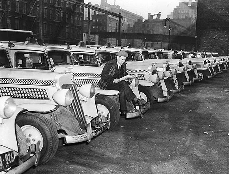 New York checkered taxicab workers strike, 1940